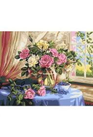 Koh-I-Noor Malowanie po numerach - R�e 40x50cm