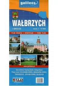Wa�brzych i okolice. Plan miasta. 1:14 000 Plan
