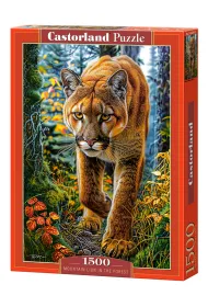 Puzzle 1500 el. Mountain Lion In The Forest Castorland