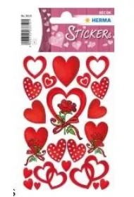 Herma Naklejka Decor serca z r�