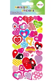 Happy Color Naklejki 3D PUFFY-For You Hearts 9.5x22 cm