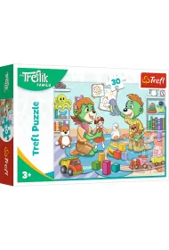 Puzzle 30 el. Radosna Rodzina Treflik�w