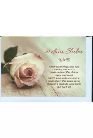 Kartka �lub. Niech wam b�ogos�awi Pan