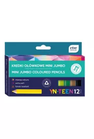 Interdruk Kredki tr�jk�tne Jumbo mini 12 kolor�w