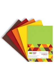 Happy Color Arkusze piankowe FOREST A4 5 kolor�w