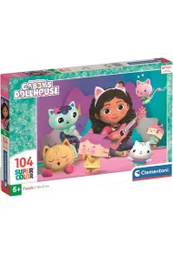 Puzzle 104 el. SuperColor. Gabby's Dollhouse Clementoni