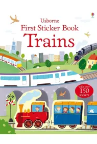 First Sticker Book Trains wer. angielska