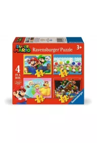 Puzzle 4w1 - Super Mario (12+16+20+24 el.) Ravensburger