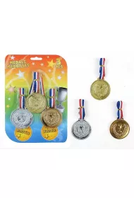 Medale 3szt Adar