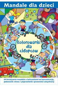 Mandale dla dzieci. Kolorowanki dla chopcw