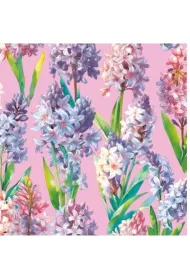 Serwetki DAISY Lunch SD 330x330 Kwiaty fioletowo-r�owe 010201