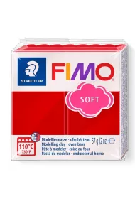 Staedtler Masa termoutwardzalna Fimo 57g czerwie witeczna