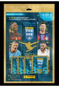 Panini FIFA 365 The Golden World Of Football 2024 Album+4 saszetki