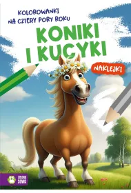 Kolorowanki na cztery pory roku. Koniki i kucyki