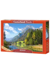 Puzzle 2000 el. Mountain Refuge in the Alps Castorland