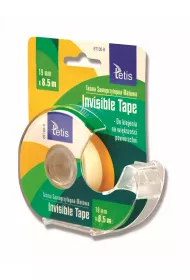 Tetis Ta�ma z podajnikiem Invisible Tape 19mm x 8.5m