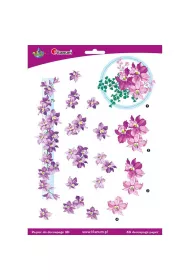Titanum Papier do decoupage 3D Clematis