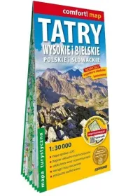 Tatry Wysokie i Bielskie Polskie i S�owackie mapa turystyczna 130 000 laminat 2026