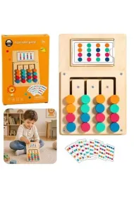 Uk�adanka logiczna dla dzieci z kartami LeanToys
