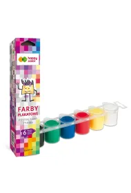 Happy Color Farby plakatowe tempera, 6 kolor�w x 25 ml 6 x 25 ml