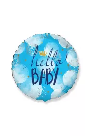 Flexmetal Balon foliowy Hello Baby Boy 46 cm