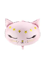 PartyDeco Balon foliowy Kotek 48x36cm