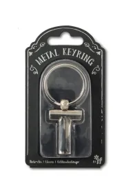 If Silver Letter Keyring - brelok do kluczy litera T