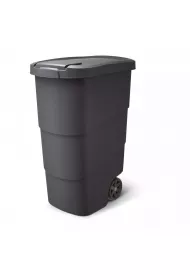 Prosperplast Keden kosz na mieci wheeler - czarny recykling 90 l