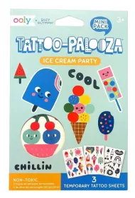 Tatua�e zmywalne mini Tattoo Palooza - Lody Ooly