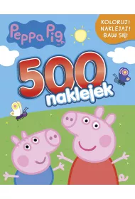 500 naklejek koloruj naklejaj baw si� �winka Peppa