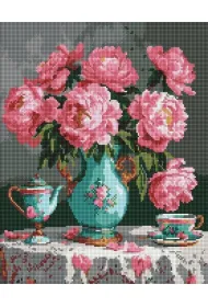 Ideyka Diamentowa mozaika - Delikatne kolory 40x50cm