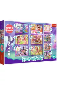 Puzzle 10w1 Przygody Enchantimals Trefl