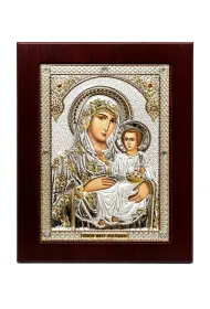 Ikona srebrna Matka Bo�a Jerozolimska 18,5x23,5cm