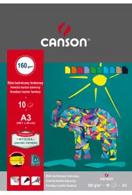 Canson Blok techniczny kolorowy A3 10 kartek