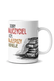 Kukartka Kubek Dobry nauczyciel uczy, najlepszy inspiruje Q901