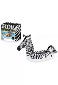 Bestway Dmuchany materac zebra LED 254x142cm