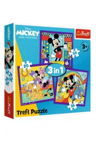 Puzzle 3w1 Miki i jego weso�a ekipa TREFL 34894 TR
