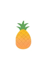 PartyDeco Serwetki Ananas 18,5x10,2cm 20 szt