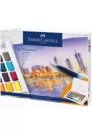 Faber-Castell Farby akwarelowe CS kostki 36 kolor�w