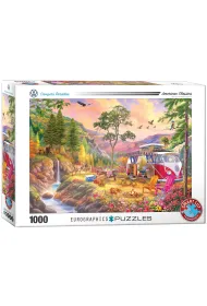 Puzzle 1000 el. VW Bus Camper`s Paradise by Eurographics