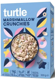Turtle Chrupki zbo�owe z piankami marshmallow bezglutenowe 300 g Bio