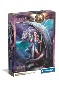 Puzzle 1000 el. Compact Anne Stokes Collection Dragon Mage Clementoni