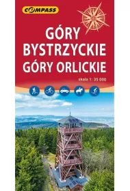 Mapa - G�ry Bystrzyckie, G�ry Orlickie 1:35 000
