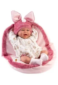 Lalka bobas Mimi miejca si z podusi 42cm Llorens
