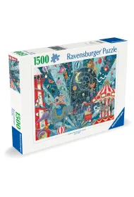 Puzzle 1500 el. Fantastyczne weso�e miasteczko Ravensburger