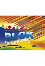 Kreska Blok rysunkowy A3 kolorowy 16 kartek