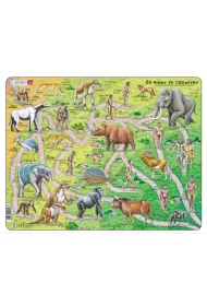 Puzzle 83 el. Droga od ma�py do cz�owieka Larsen
