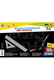 Gimboo Blok techniczny A4/10K czarny