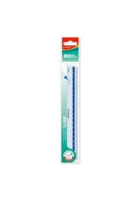 Office Products Linijka plastikowa transparentna 20 cm