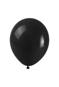 Balony pastelowe czarne 25cm